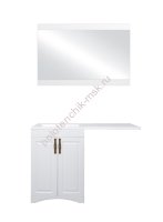Комплект мебели Style Line Даллас классик 120 L Люкс Plus белый