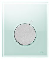Кнопка смыва Tece Loop Urinal 9242652 зеленое стекло, кнопка хром матовый