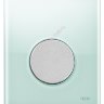 Кнопка смыва Tece Loop Urinal 9242652 зеленое стекло, кнопка хром матовый