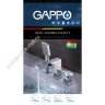 Gappo G1139 Смеситель для ванны врезной