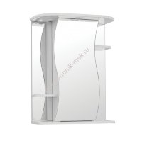Зеркальный шкаф Style Line Эко Волна Лилия 55/С белый