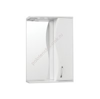 Зеркало-шкаф Style Line Эко Волна Панда Волна 55/С белый