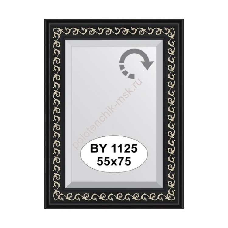 Зеркало в багетной раме фацетом EVOFORM BY 1125 (55х75 см)