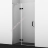 Душевая дверь WasserKRAFT (Германия), Aller 10H05LBLACK, левая, 120х200 см, распашная на петлях