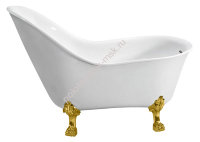 Акриловая ванна BelBagno BB08 ножки золото