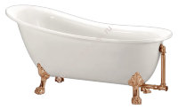 Акриловая ванна BelBagno BB06-1700-BRN ножки бронза