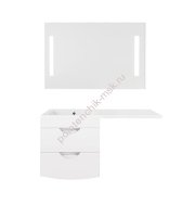 Комплект мебели Style Line Жасмин-2 120 L Люкс Plus белый