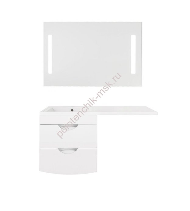 Комплект мебели Style Line Жасмин-2 120 L Люкс Plus белый