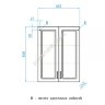 Подвесной шкаф Style Line Олеандр-2 60 рельеф пастель