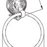 Полотенцедержатель "кольцо" Hayta Antic Brass 13906/VBR