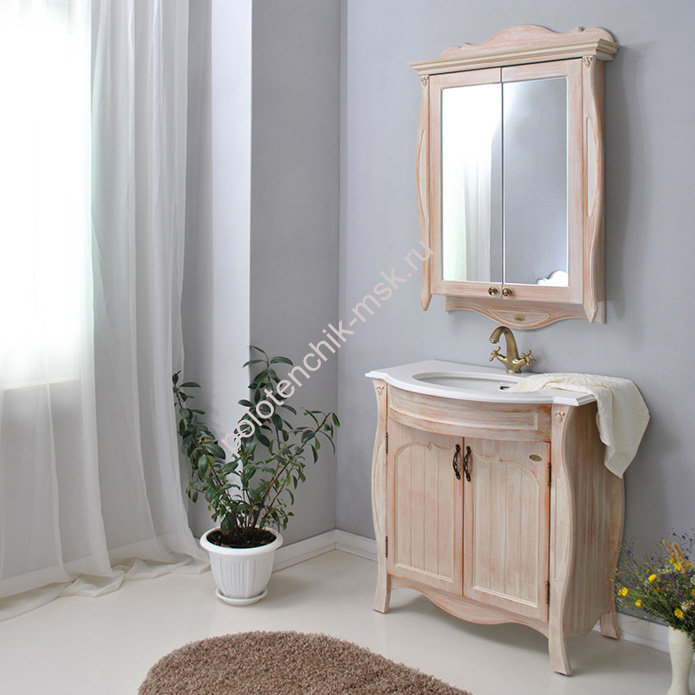 Мебель для ванной Атолл Ривьера apricot (персик)