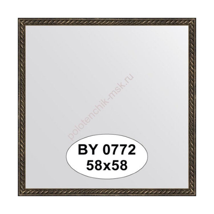 Зеркало в багетной раме Evoform BY 0772 (58х58 см)