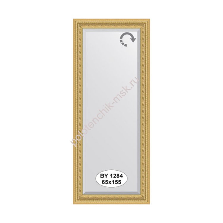 Зеркало в багетной раме фацетом EVOFORM BY 1284 (65х155 см)