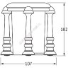 Стакан 3SC Stilmar UN STI 027 хром