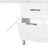 Комплект мебели Style Line Жасмин/Даллас 120 Люкс PLUS R (1 ящик) б/к белый