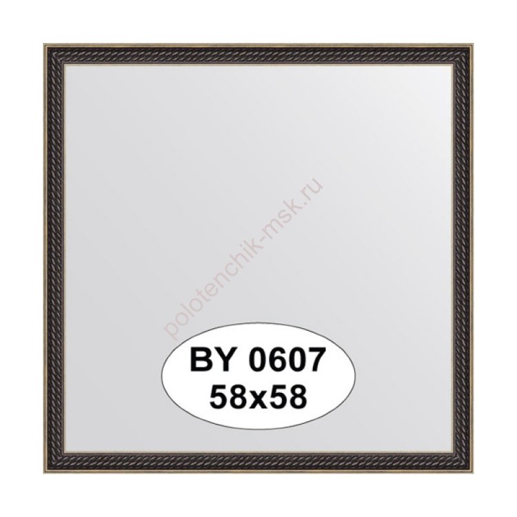 Зеркало в багетной раме Evoform BY 0607 (58х58 см)